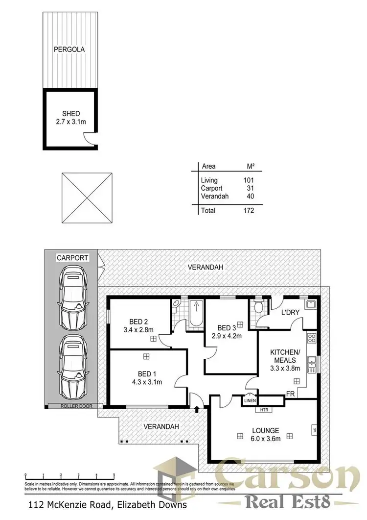 Floorplan of Homely house listing, 112 McKenzie Road, Elizabeth Downs SA 5113