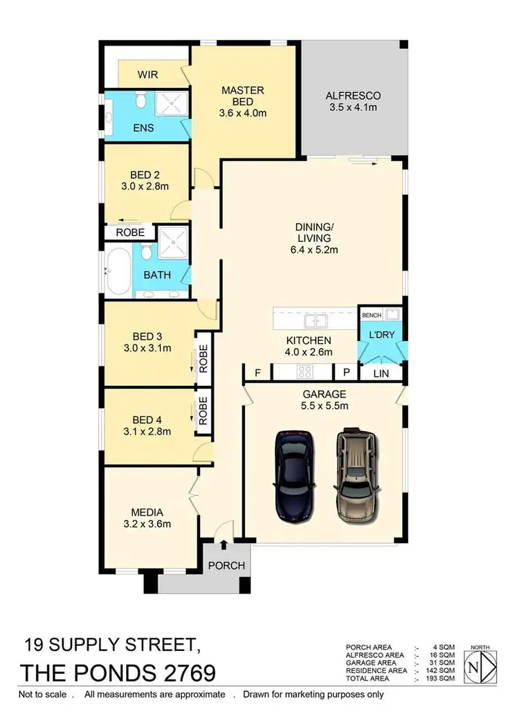 Floorplan of Homely house listing, 19 Supply Street, The Ponds NSW 2769