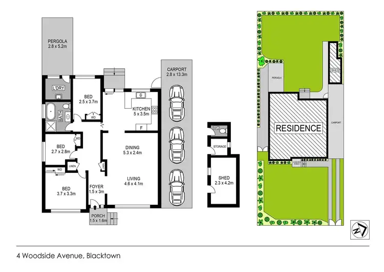 Floorplan of Homely house listing, 4 Woodside Avenue, Blacktown NSW 2148