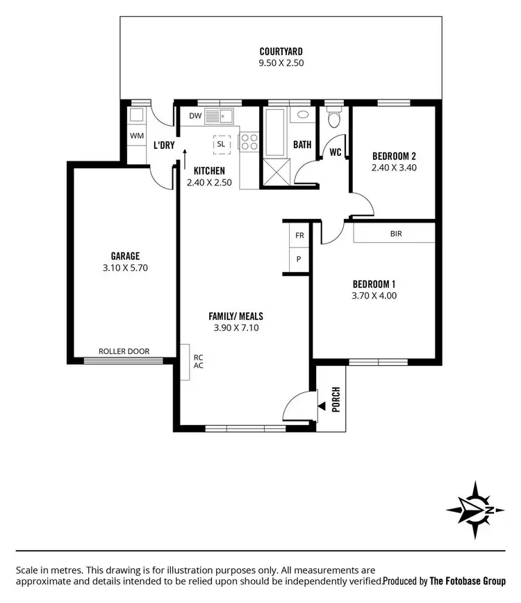 Floorplan of Homely unit listing, 2/26 Adelaide Terrace, St Marys SA 5042