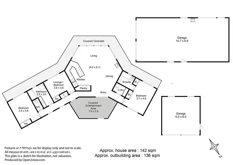 Floorplan of Homely house listing, 54a Glenbervie Road, Dover TAS 7117
