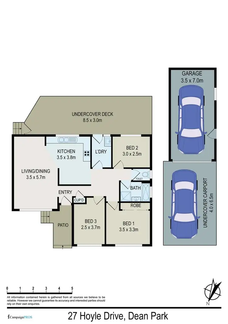 Floorplan of Homely house listing, 27 Hoyle Drive, Dean Park NSW 2761