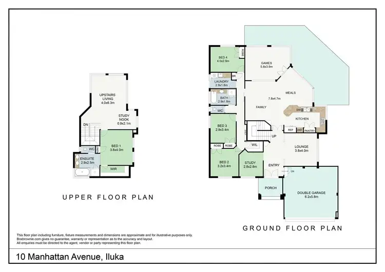 Floorplan of Homely house listing, 10 Manhattan Avenue, Iluka WA 6028