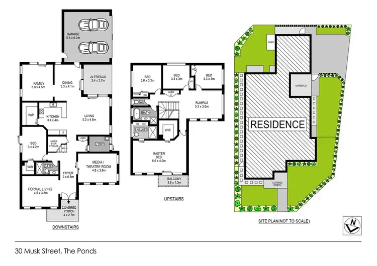Floorplan of Homely house listing, 30 Musk Street, The Ponds NSW 2769
