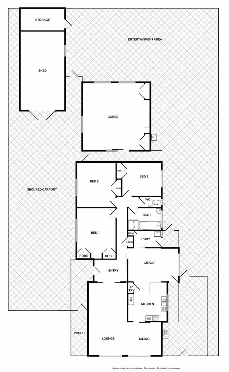 Floorplan of Homely house listing, 26 Emerald Avenue, West Wodonga VIC 3690