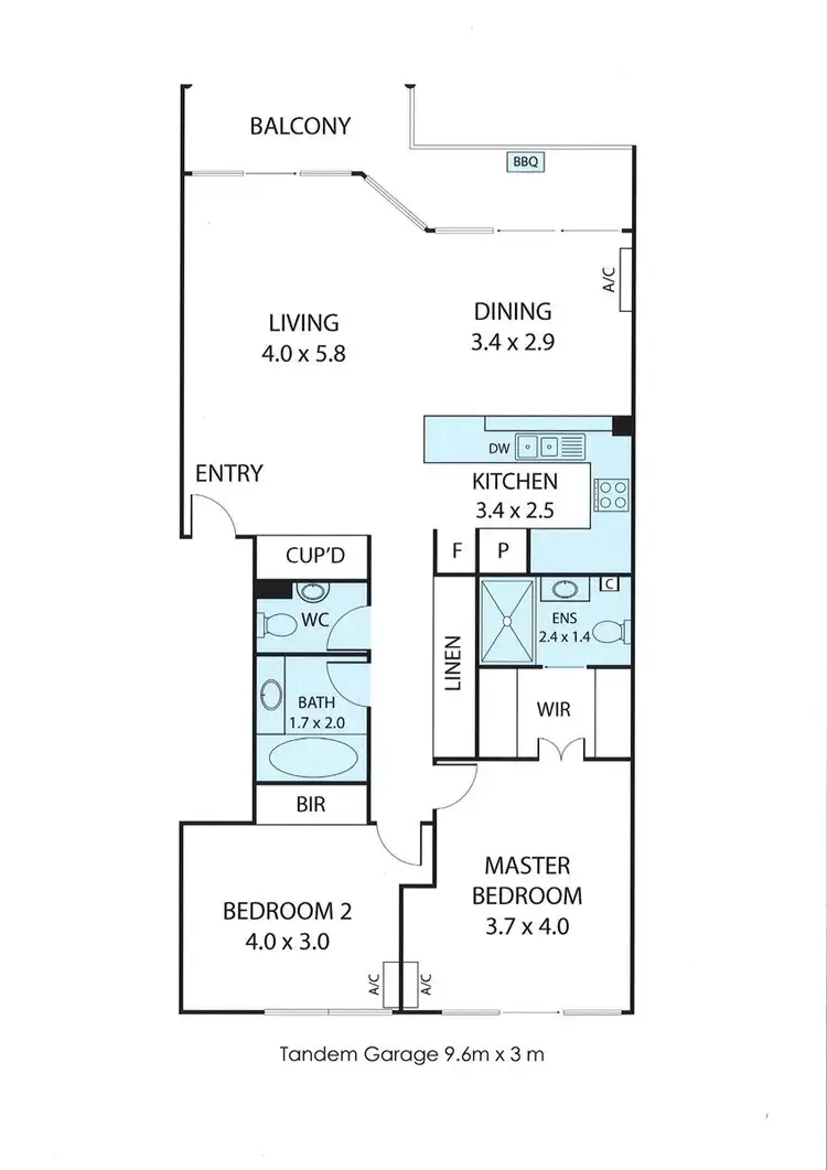 Floorplan of Homely apartment listing, 10/56 Guineas Creek Road, Currumbin Waters QLD 4223