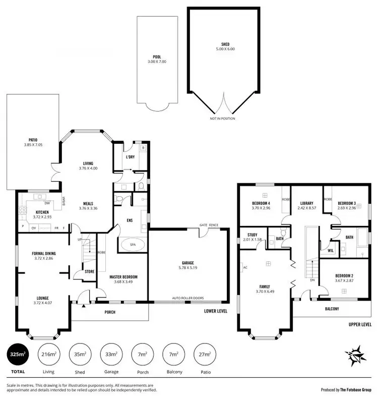 Floorplan of Homely house listing, 22 Cormorant Drive, Hallett Cove SA 5158
