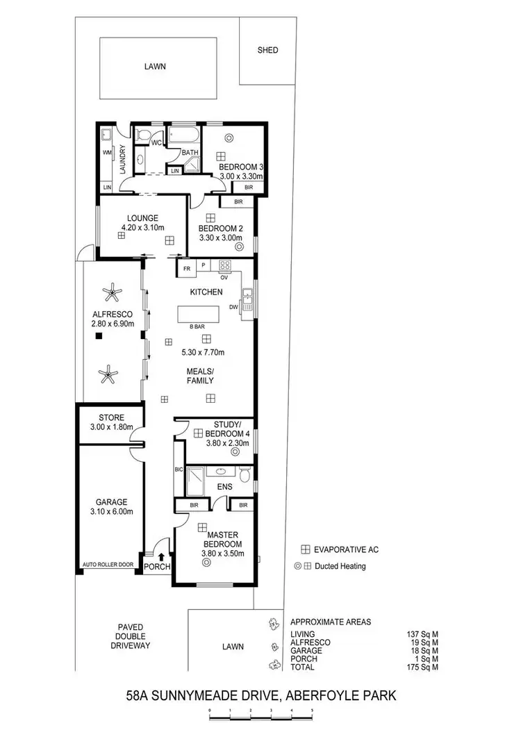Floorplan of Homely house listing, 58A Sunnymeade Drive, Aberfoyle Park SA 5159