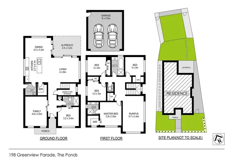 Floorplan of Homely house listing, 198 Greenview Parade, The Ponds NSW 2769