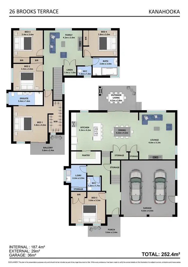 Floorplan of Homely house listing, 26 Brooks Terrace, Kanahooka NSW 2530