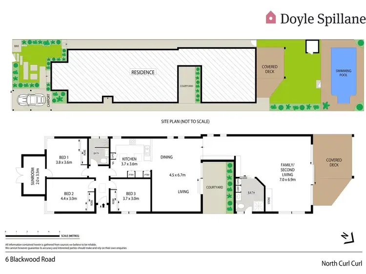 Floorplan of Homely house listing, 6 Blackwood Road, North Curl Curl NSW 2099