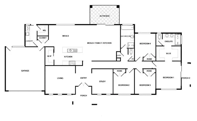 Floorplan of Homely house listing, 17 Riverside Boulevard, Killara VIC 3691