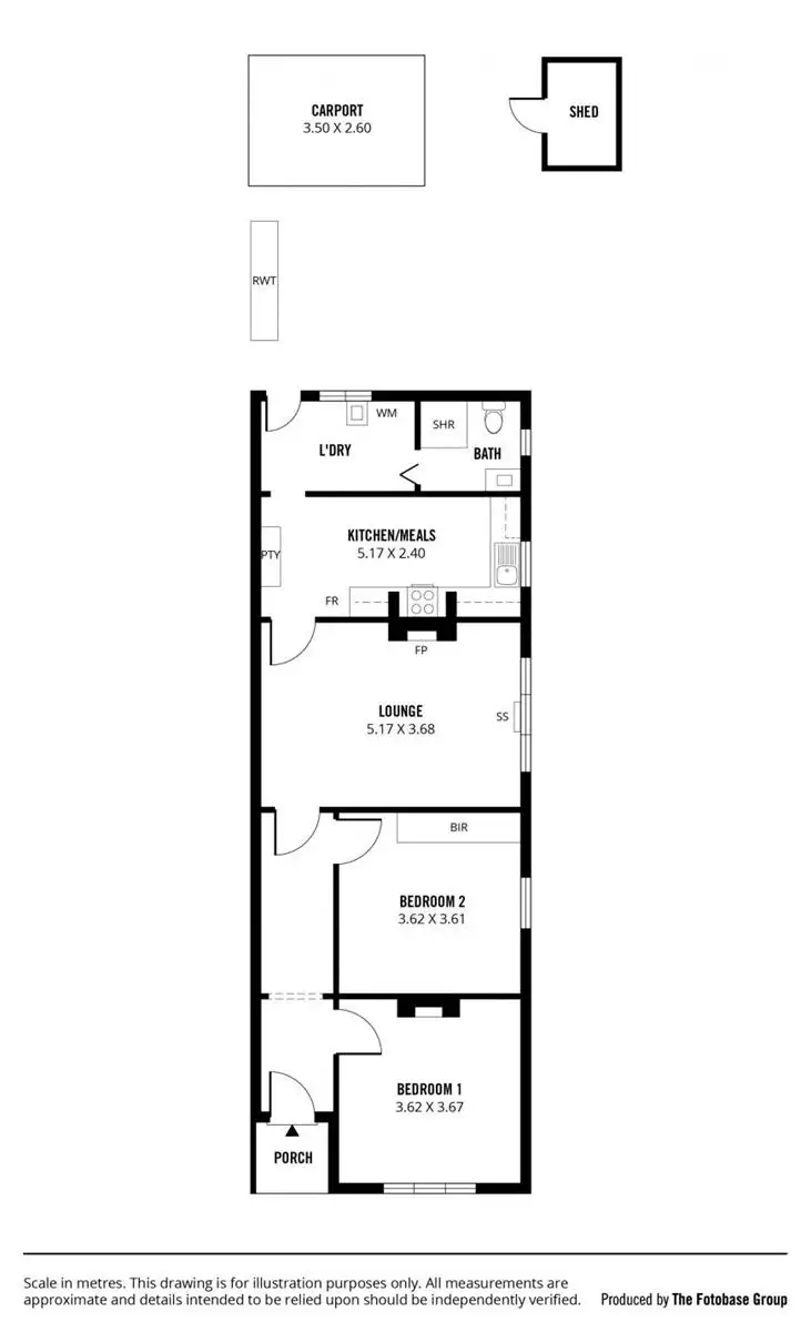 Floorplan of Homely house listing, 18 John Street, Kingswood SA 5062