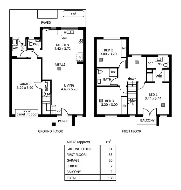 Floorplan of Homely townhouse listing, 29a Lionel Avenue, Blair Athol SA 5084