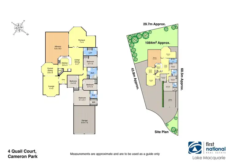 Floorplan of Homely house listing, 4 Quail Court, Cameron Park NSW 2285