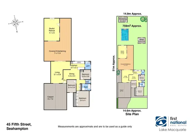 Floorplan of Homely house listing, 45 Fifth Street, Seahampton NSW 2286