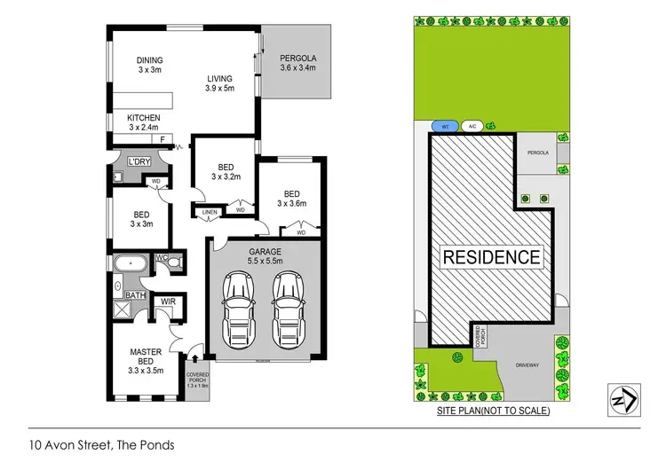 Floorplan of Homely house listing, 10 Avon Street, The Ponds NSW 2769