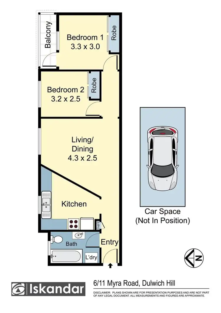 Floorplan of Homely apartment listing, 6/11 Myra Road, Dulwich Hill NSW 2203