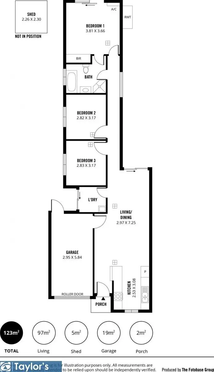Floorplan of Homely house listing, 22B Harcourt Terrace, Salisbury North SA 5108
