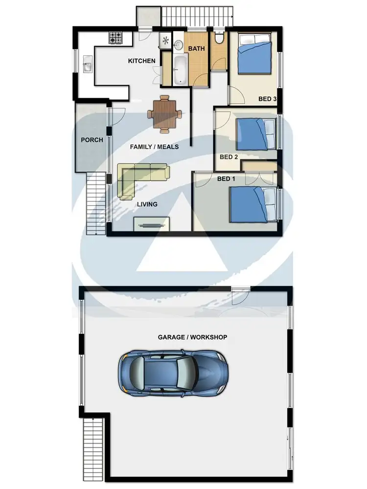Floorplan of Homely house listing, 33 Casius Street, Woodridge QLD 4114