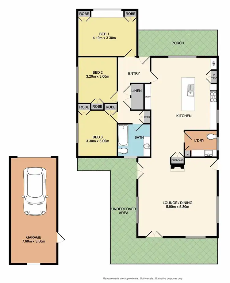 Floorplan of Homely house listing, 23 O'Neill Road, Stanley VIC 3747