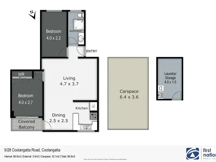 Floorplan of Homely unit listing, 9/28 Coolangatta Road, Coolangatta QLD 4225