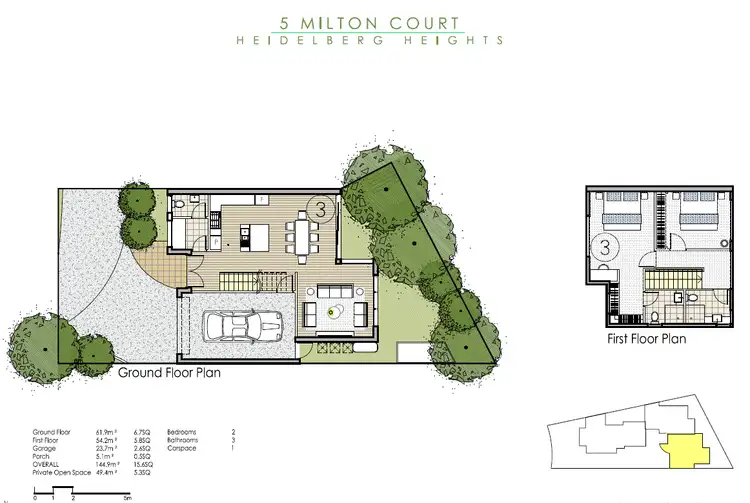 Floorplan of Homely house listing, 3/5 Milton Crescent, Heidelberg Heights VIC 3081