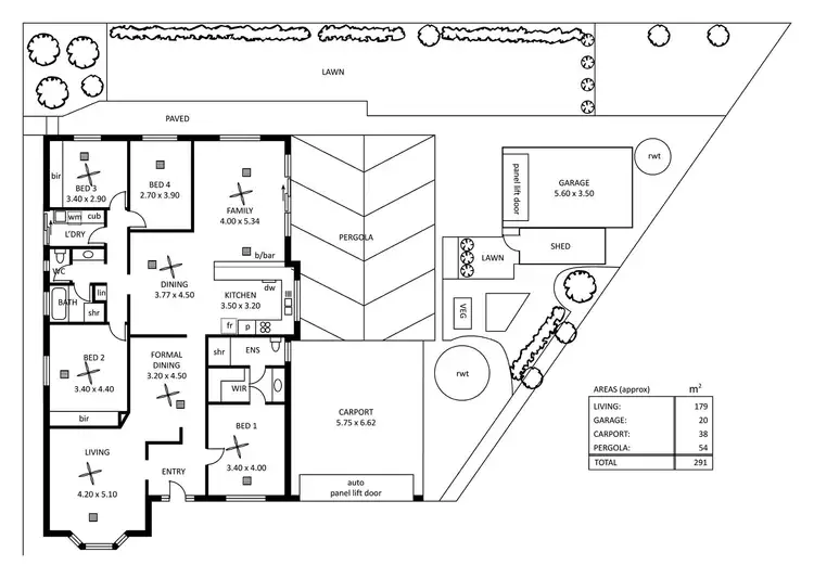 Floorplan of Homely house listing, 5 Railway Court, Walkley Heights SA 5098