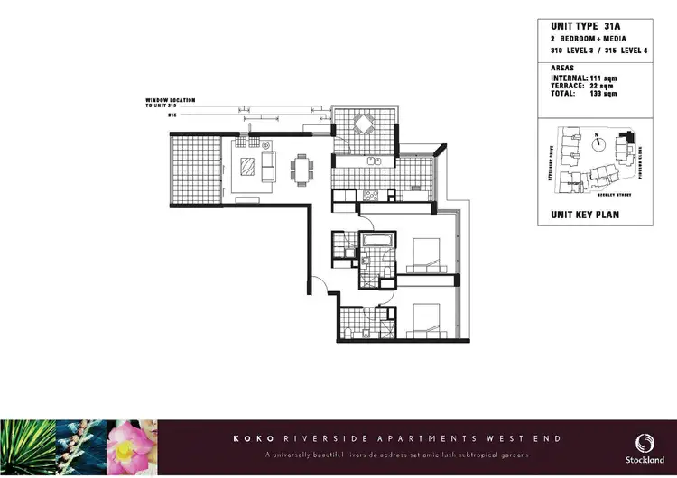 Floorplan of Homely apartment listing, 310/10 Pidgeon Close, West End QLD 4101