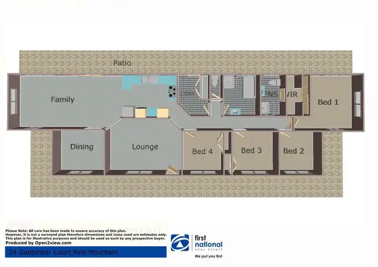 Floorplan of Homely house listing, 24 Gabbinbar Court, Pine Mountain QLD 4306