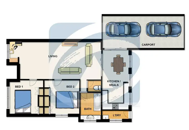 Floorplan of Homely house listing, 14 Acacia Road, Woodridge QLD 4114