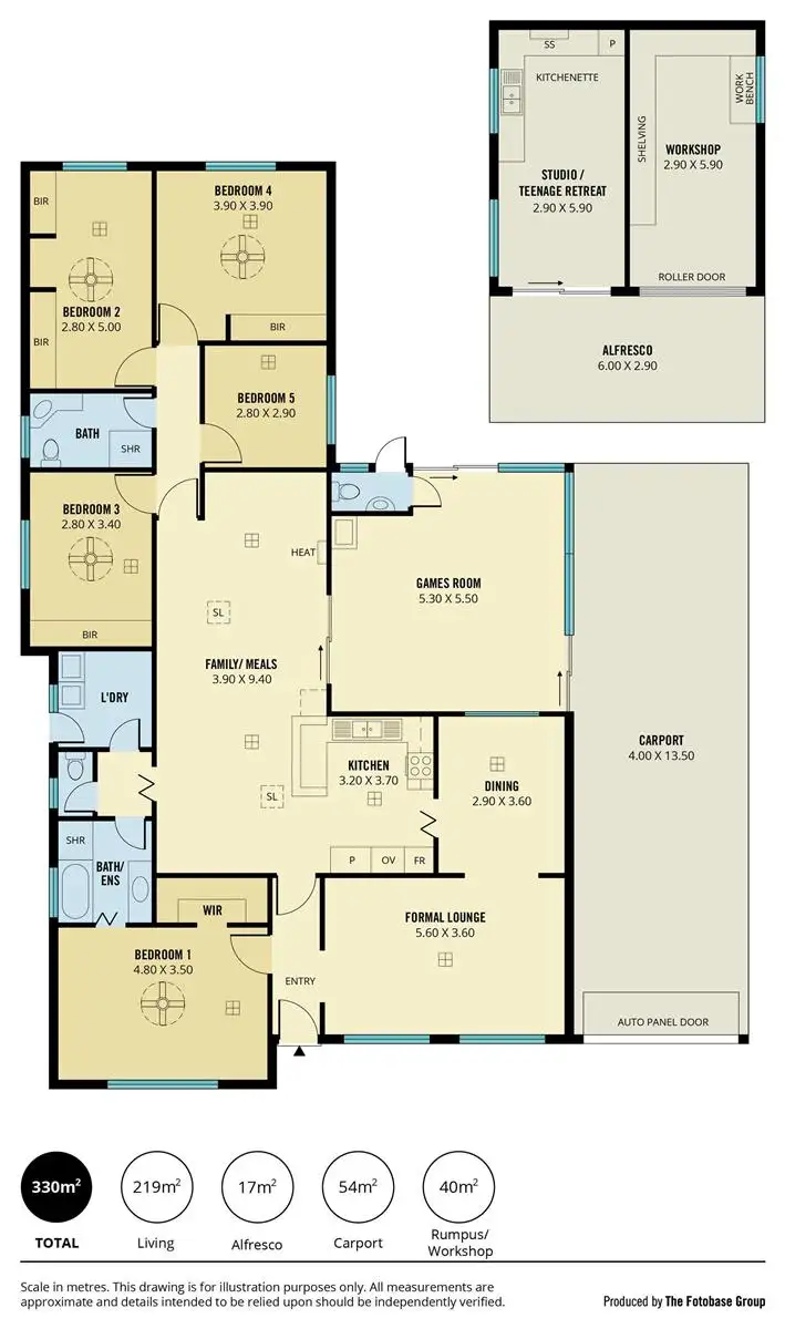 Floorplan of Homely house listing, 3 Northbri Avenue, Salisbury East SA 5109