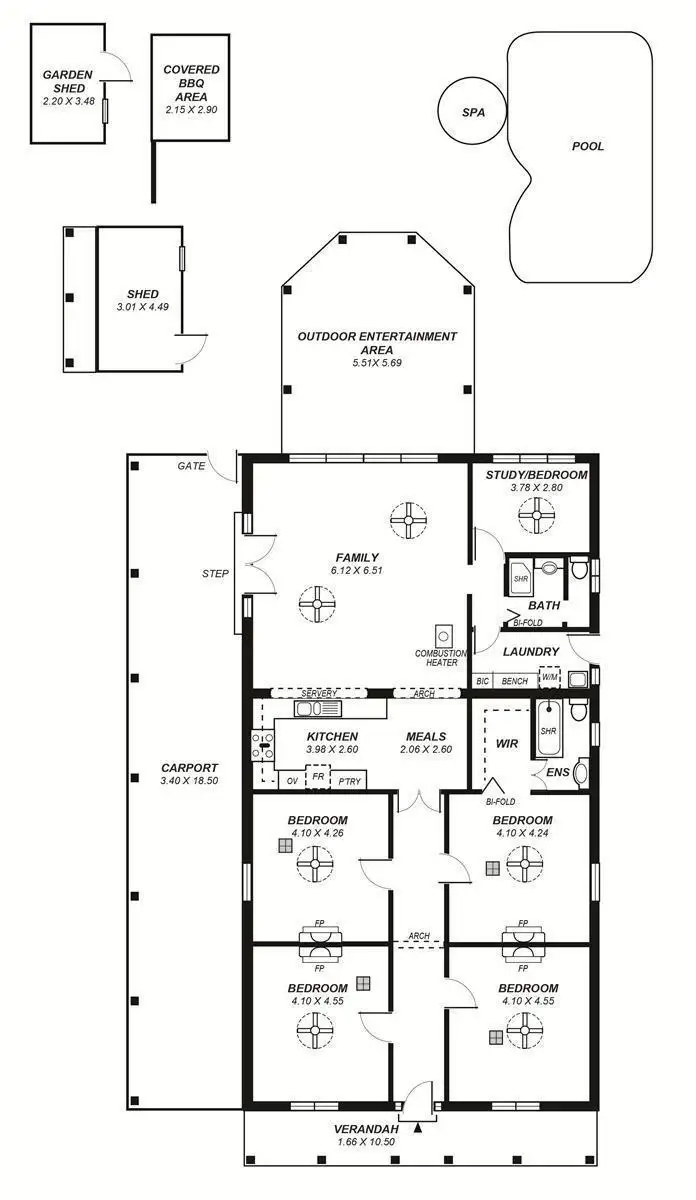 Floorplan of Homely house listing, 48 Cumberland Avenue, Cumberland Park SA 5041