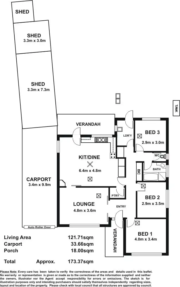 Floorplan of Homely house listing, 6 Beaufort Crescent, Felixstow SA 5070