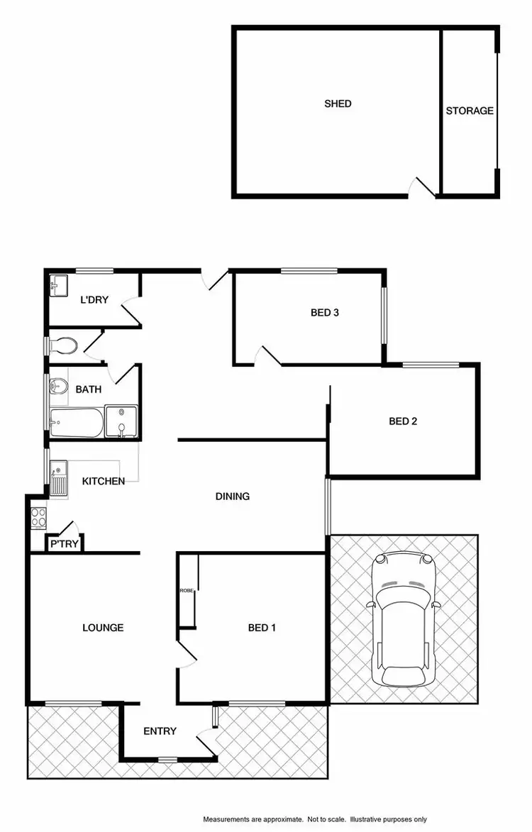 Floorplan of Homely house listing, 402 Dick Road, Lavington NSW 2641