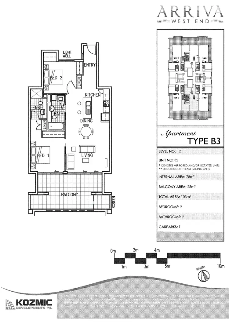 Floorplan of Homely apartment listing, 32/28 Ferry Road, West End QLD 4101