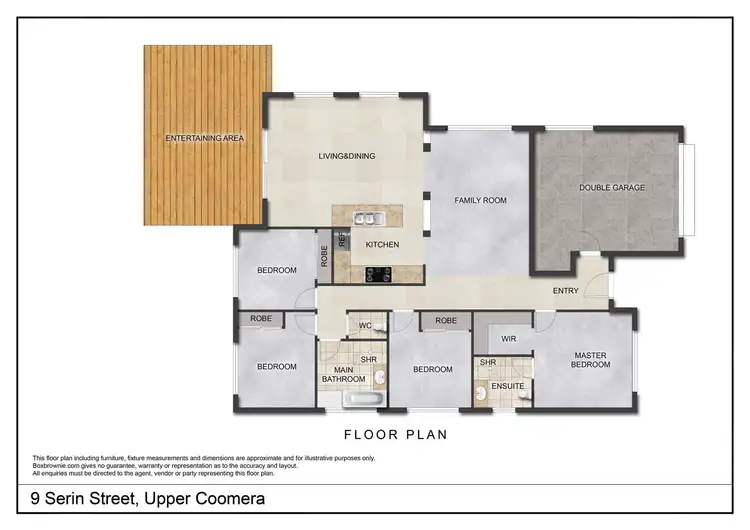 Floorplan of Homely house listing, 9 Serin Street, Upper Coomera QLD 4209