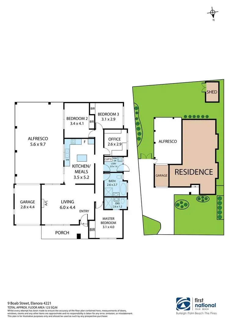Floorplan of Homely house listing, 9 Boab Street, Elanora QLD 4221