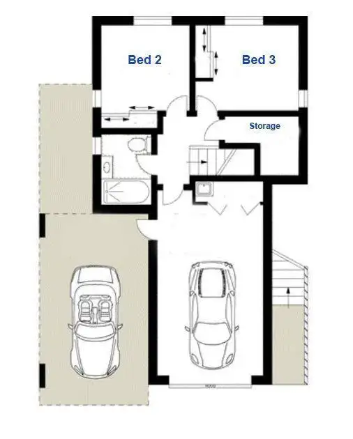 Floorplan of Homely townhouse listing, 9/48 Addison Street, Red Hill QLD 4059
