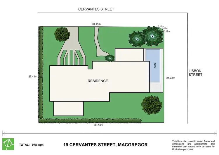 Floorplan of Homely house listing, 19 Cervantes Street, Macgregor QLD 4109