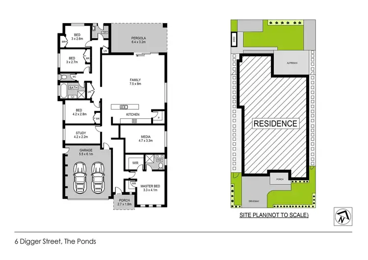 Floorplan of Homely house listing, 6 Digger Street, The Ponds NSW 2769