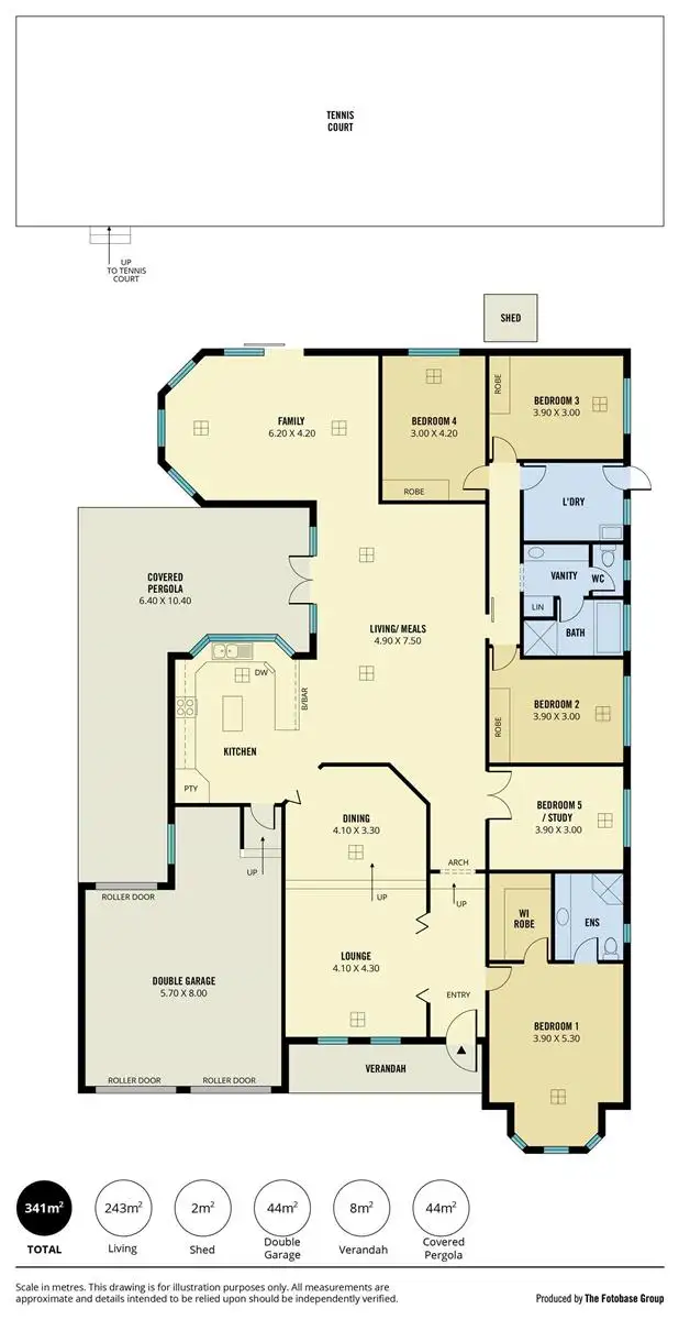Floorplan of Homely house listing, 8 Whitehead Crossing, Greenwith SA 5125