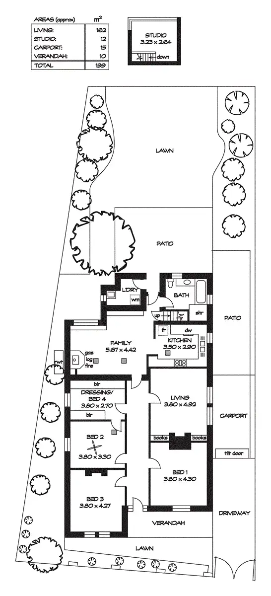 Floorplan of Homely house listing, 8 Elm Street, Medindie SA 5081