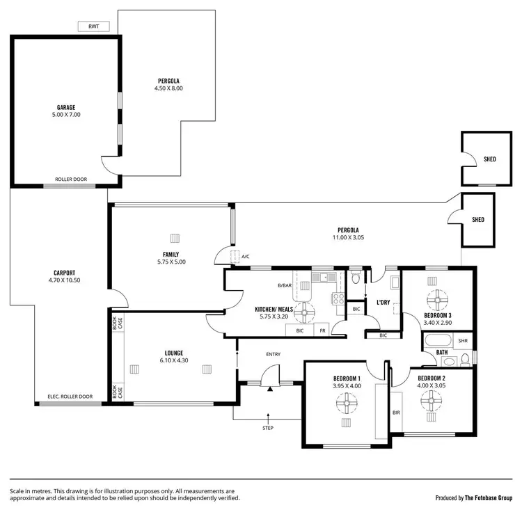 Floorplan of Homely house listing, 6 Oliphant Avenue, Oaklands Park SA 5046