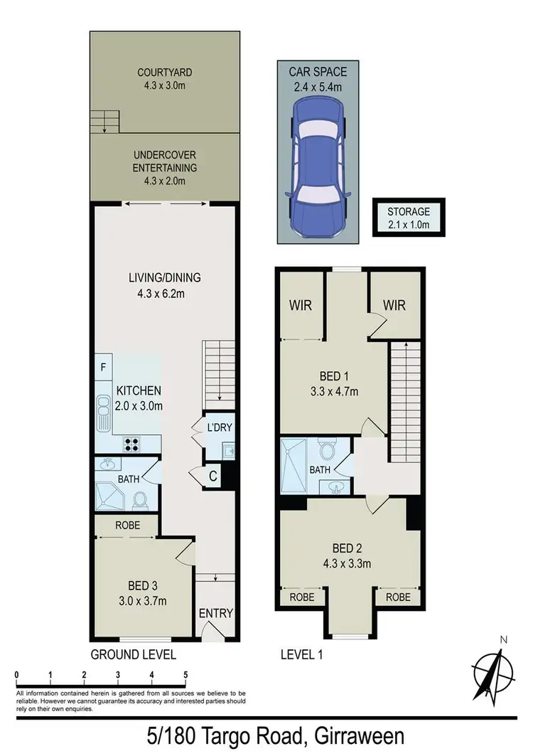 Floorplan of Homely townhouse listing, 10/180 Targo Road, Girraween NSW 2145