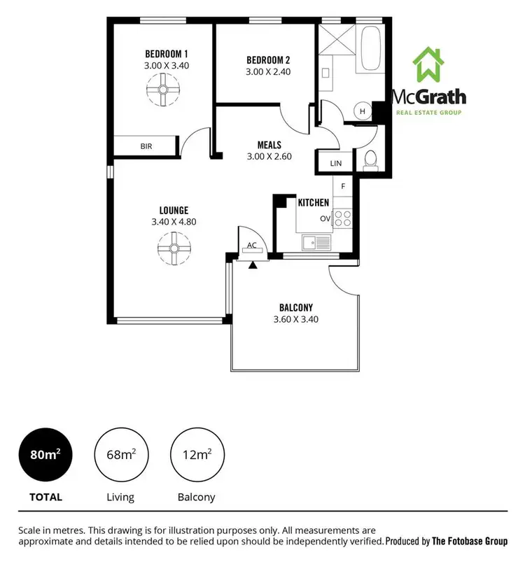 Floorplan of Homely unit listing, 23/258-262 Anzac Highway, Plympton SA 5038