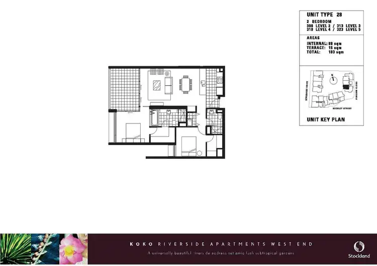 Floorplan of Homely apartment listing, 313/10 Pidgeon Close, West End QLD 4101