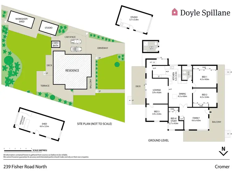 Floorplan of Homely house listing, 239 Fisher Road North, Cromer NSW 2099