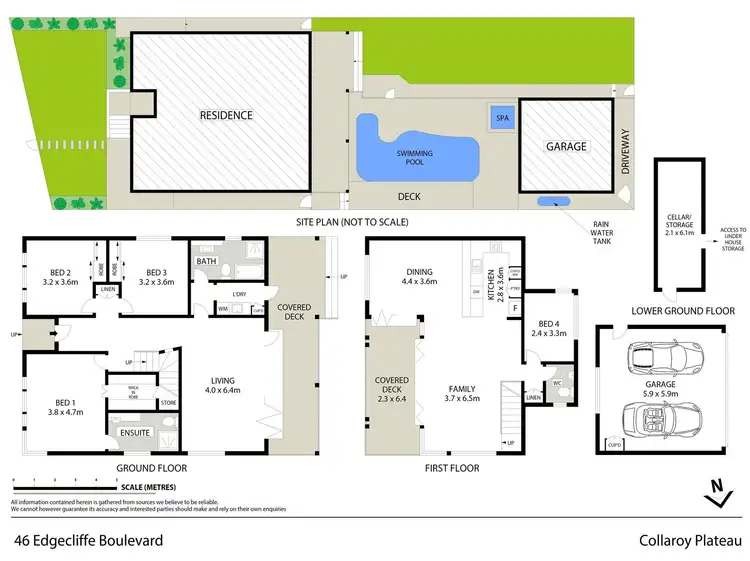 Floorplan of Homely house listing, 46 Edgecliffe Boulevard, Collaroy Plateau NSW 2097