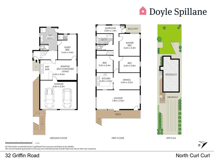 Floorplan of Homely house listing, 32 Griffin Road, North Curl Curl NSW 2099